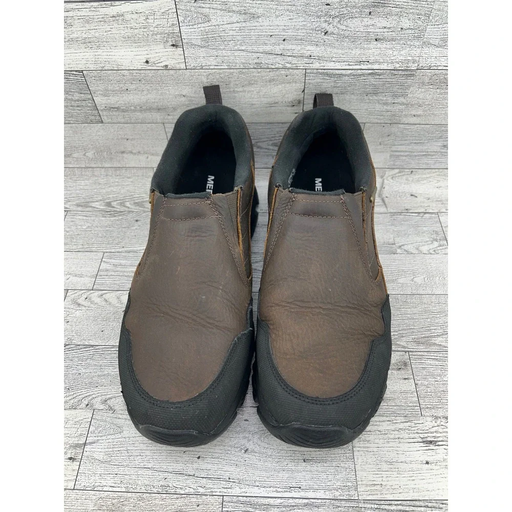 Merrell Coldpack Ice+ Moc Waterproof Mens Brown Leather Winter Shoes J037209 9‎